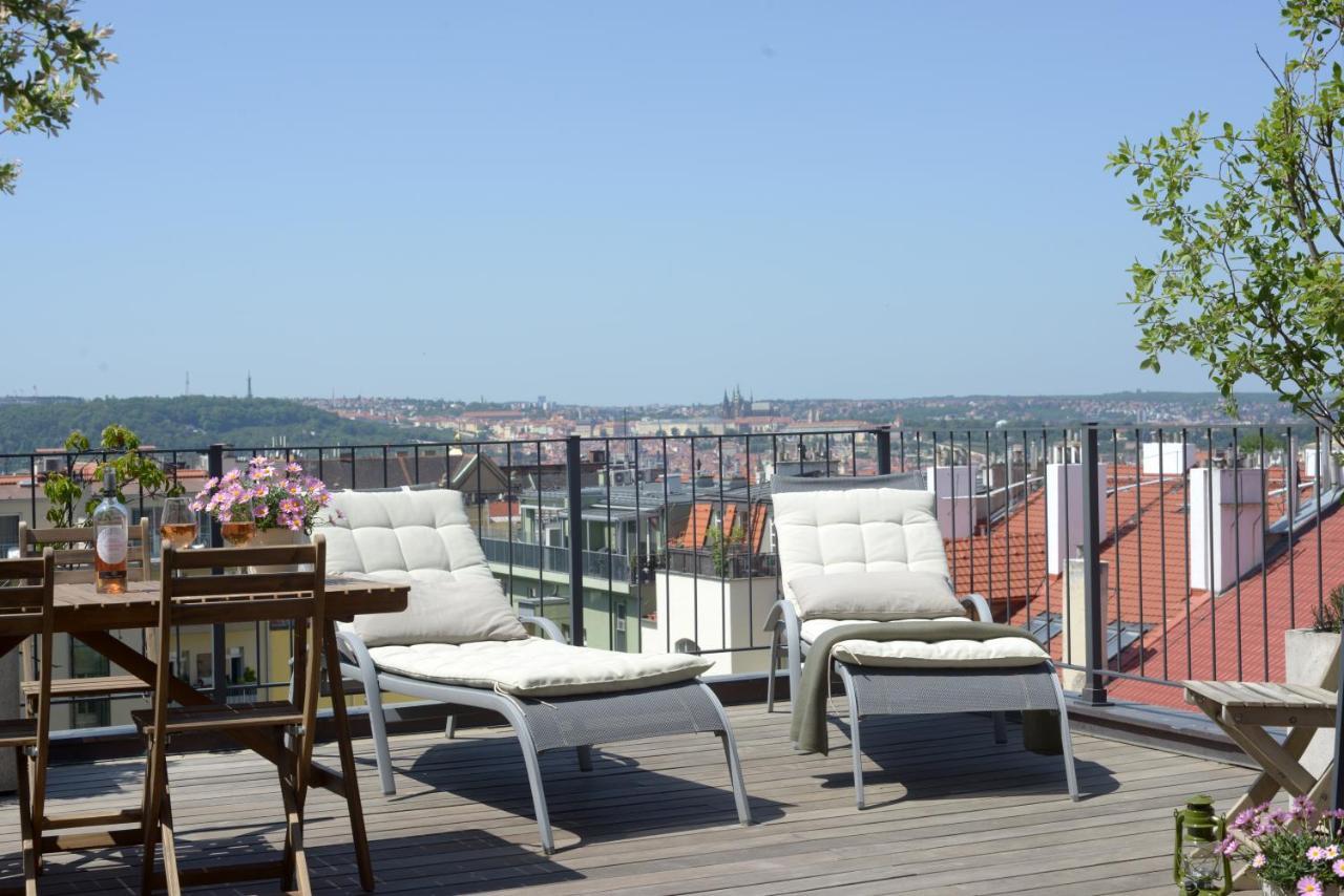 Luxury Penthouse Apartment Prag Exterior foto