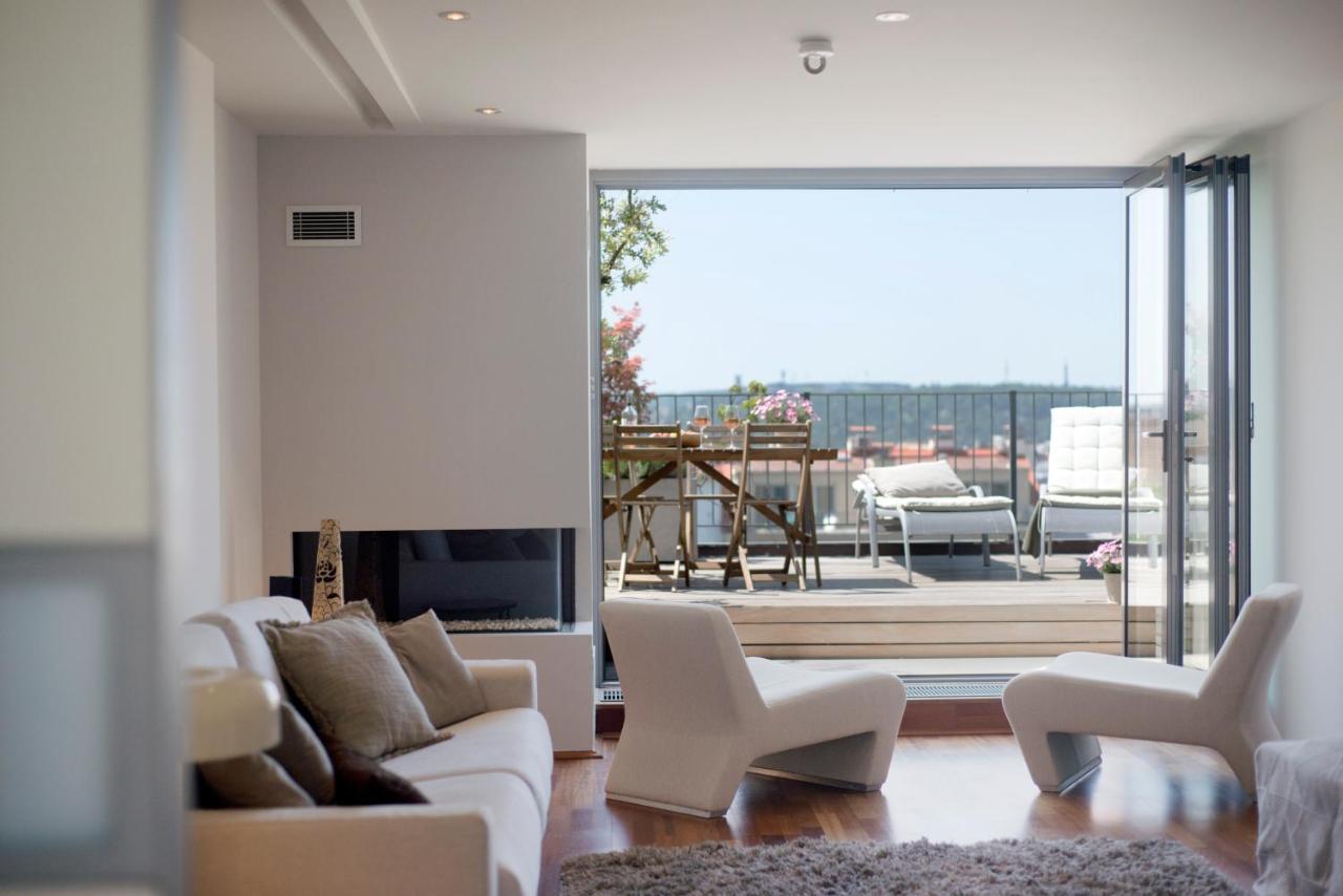Luxury Penthouse Apartment Prag Exterior foto