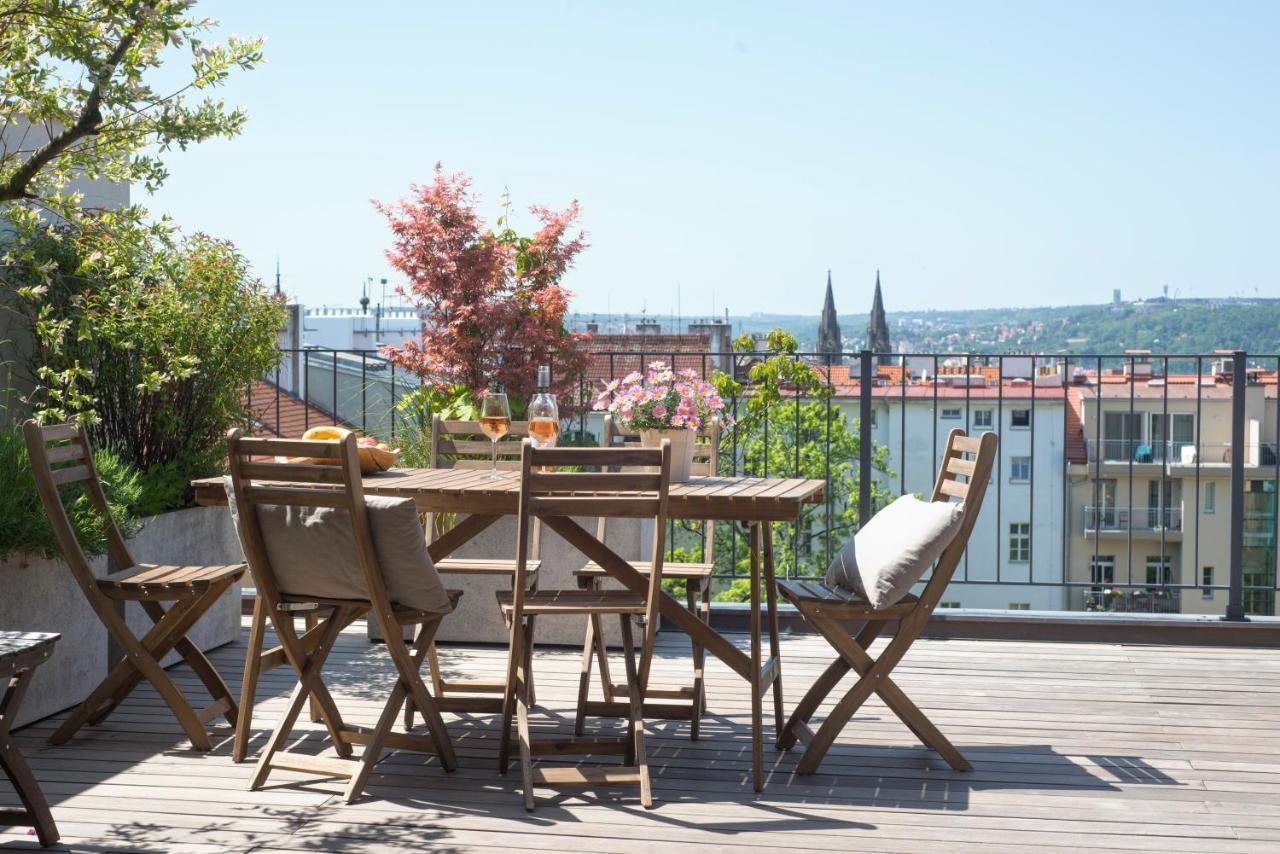 Luxury Penthouse Apartment Prag Exterior foto